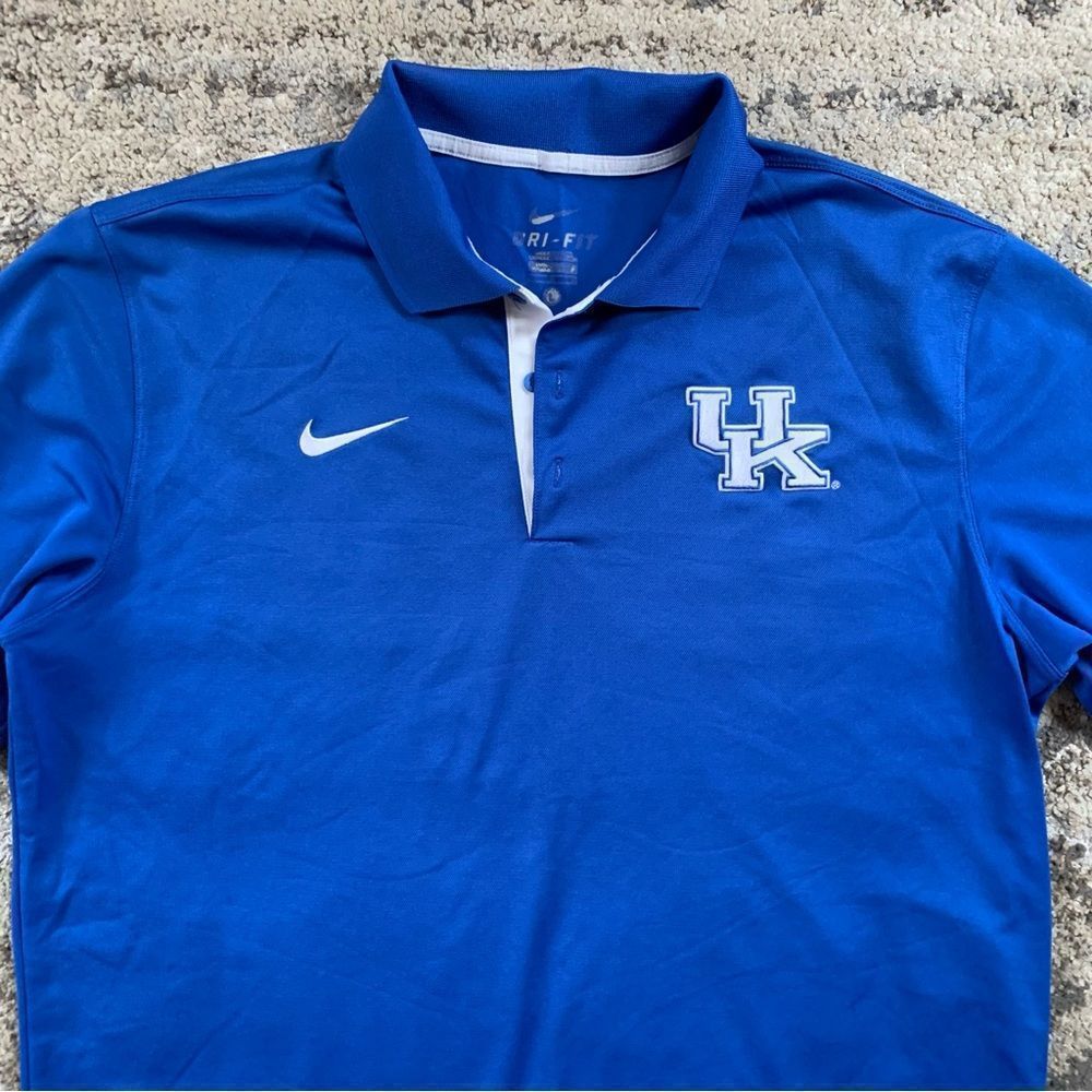 University of Kentucky x Nike Elite Dri-Fit Polo Large 2014 - Picture 4 of 11